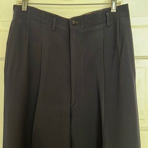 Vintage Men’s Wool Trousers Black M